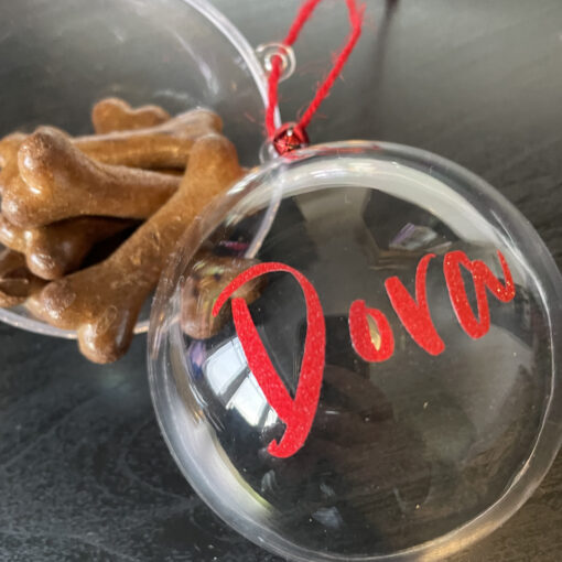 The dog's baubles Christmas decoration